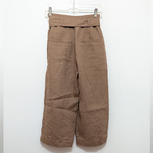 Brown Paper Bag Wide Leg Pants - Picture 4 of 6